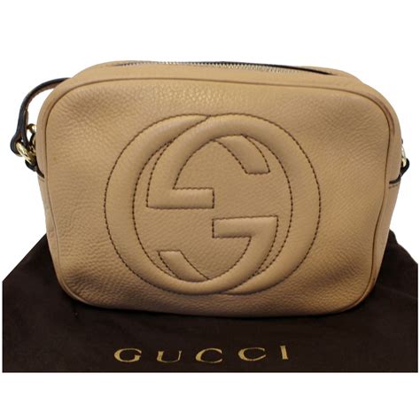 gucci crossbody tan|gucci soho crossbody on sale.